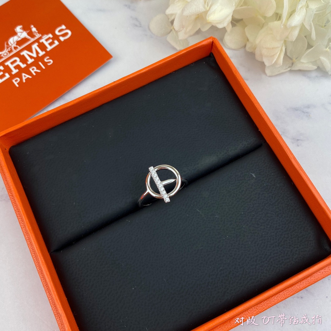 hermès ot half Di*m*nd ring