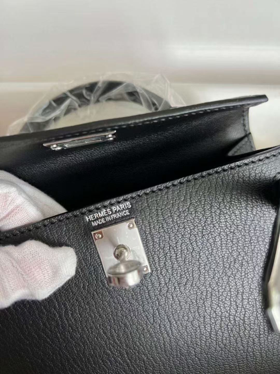 Hermès Mini Kelly Chèvre 19 19×6×12cm