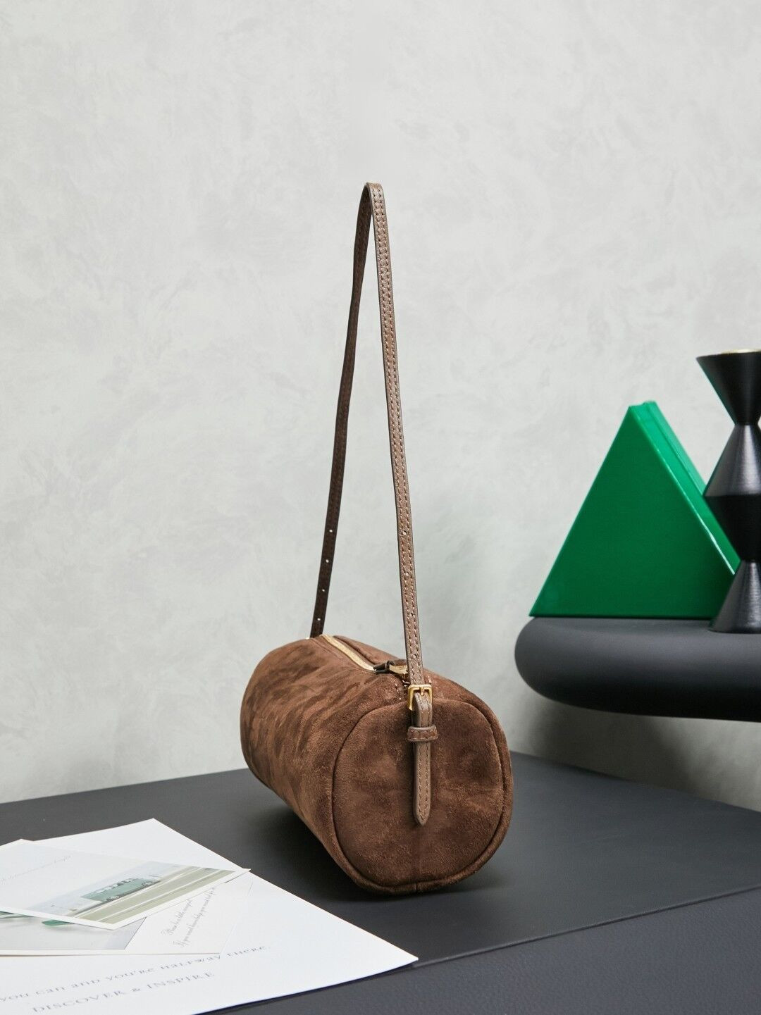 Miu Miu Suede pouch 22x9x9cm