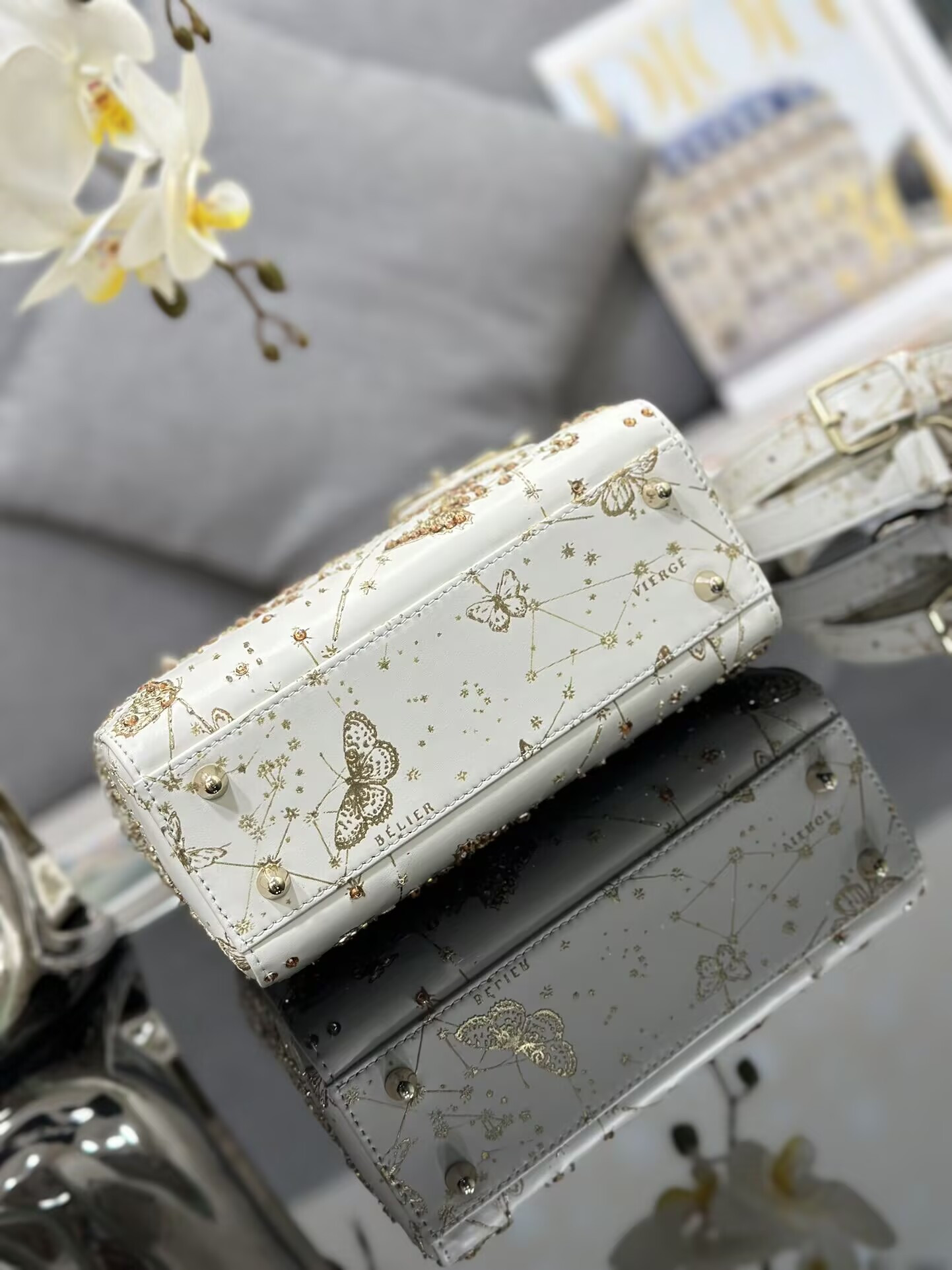 lady D*or bag 20 x 16.5 x 8cm (high-end version)