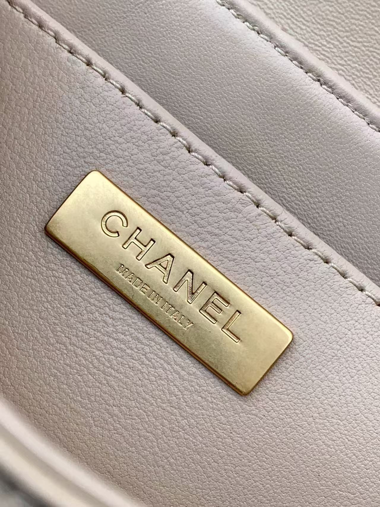 Ch*el small top handle flap bag as5355 14x20x6cm