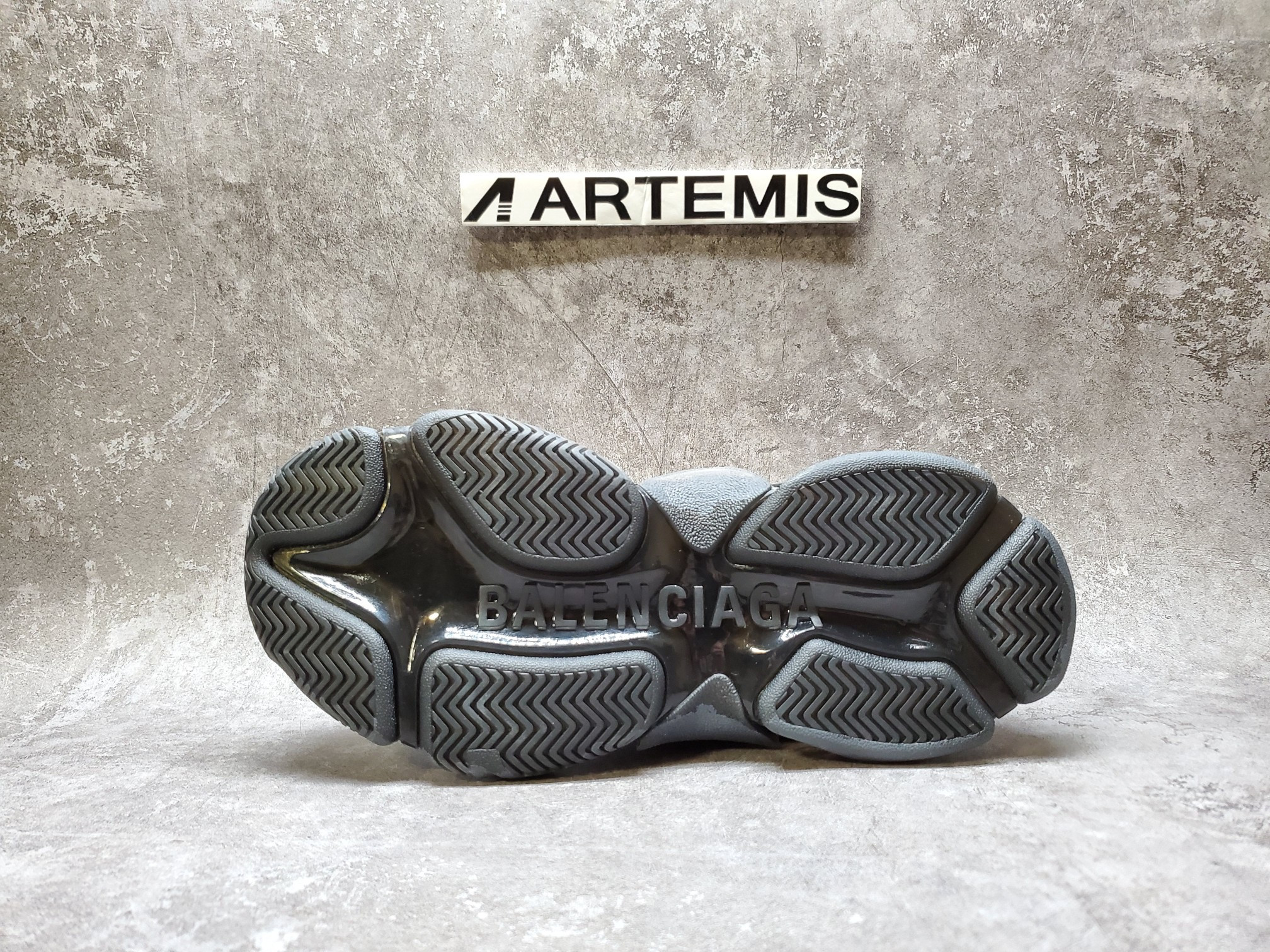 Balenciga Triple S Black Brown Red