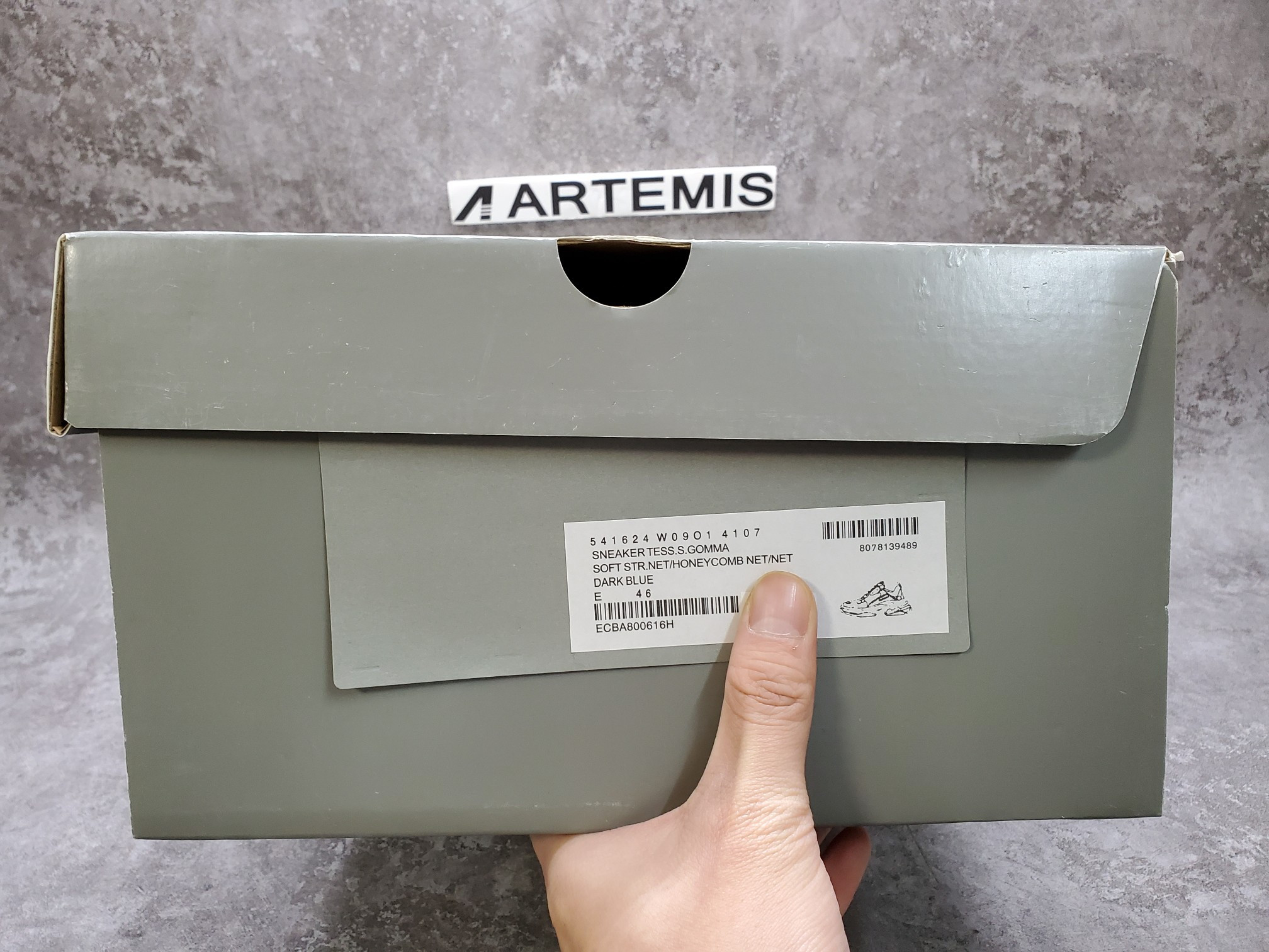 Balenciga Triple S Clear Sole Navy