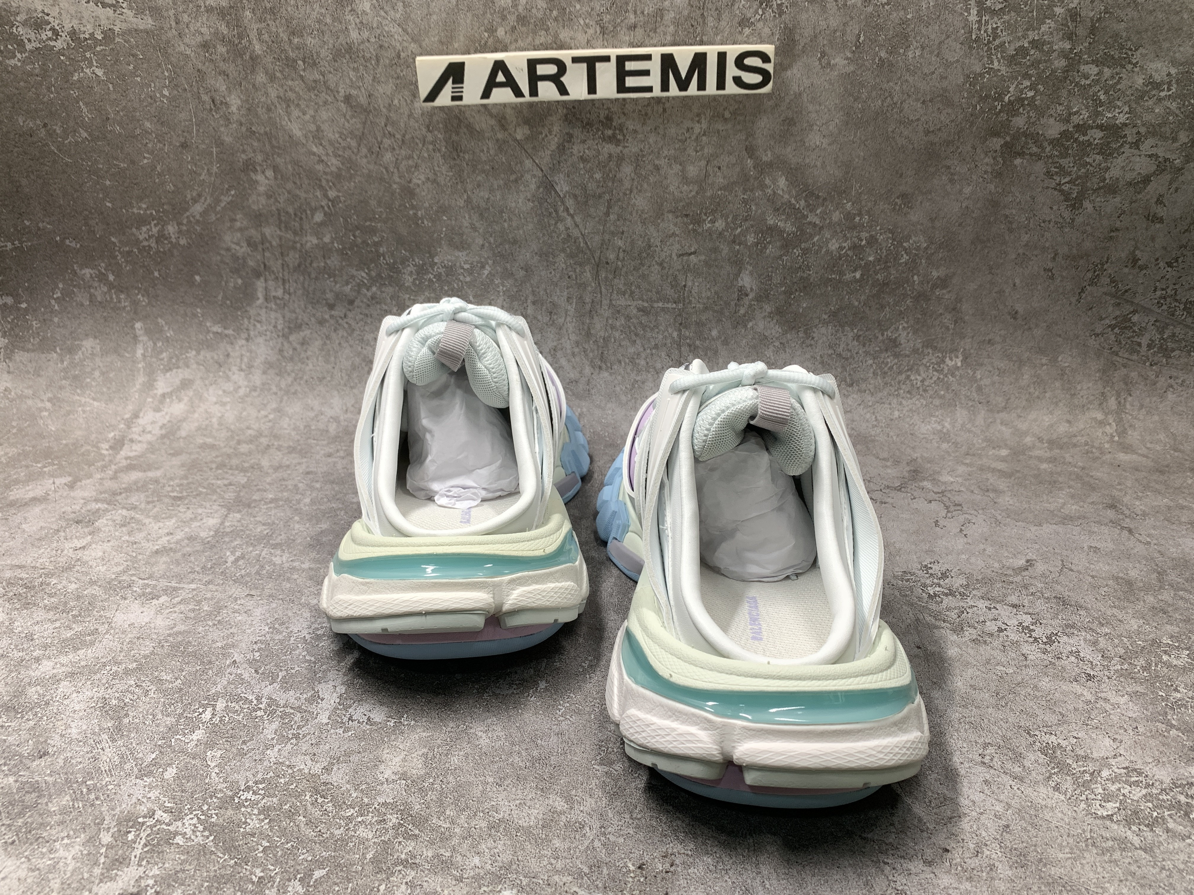 Balenciga Track Mule Pastel