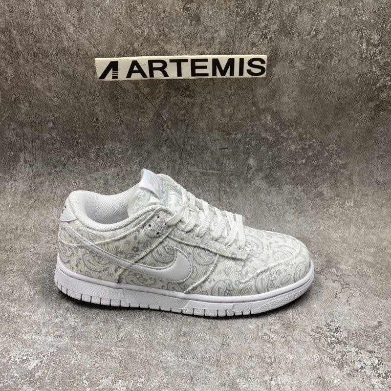 Nike Dunk Low White Paisley
