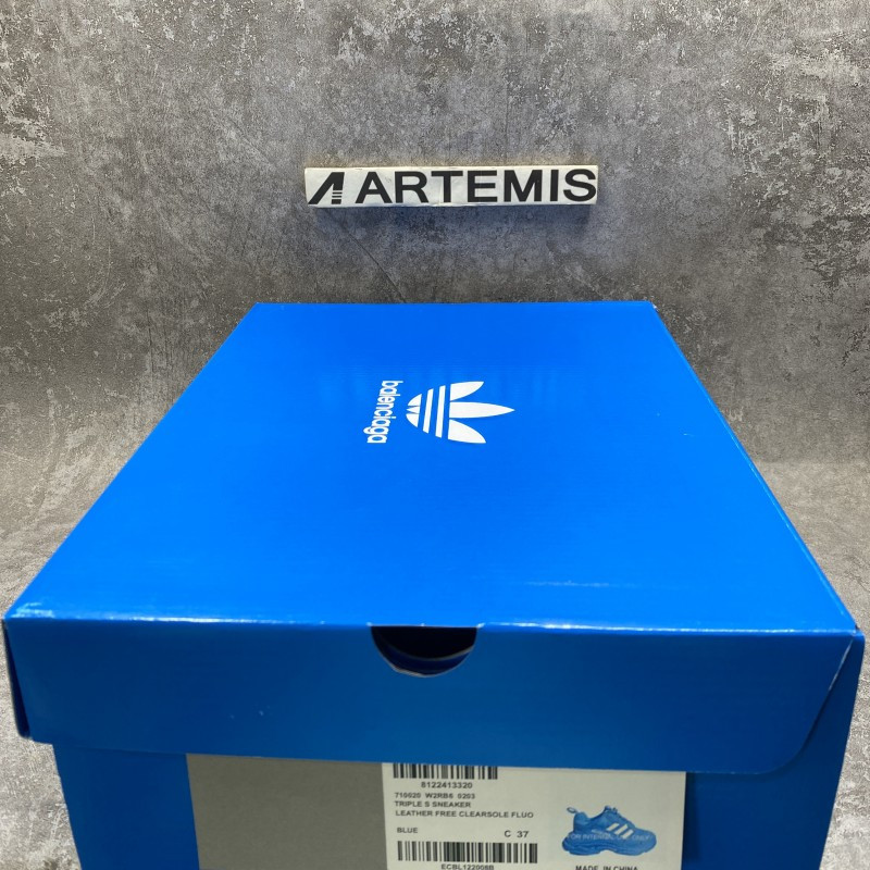 Balenciga x adida Triple S Blue White