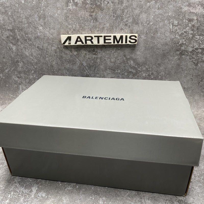 Balenciga Pairs Low Mule Destroyed - Denim