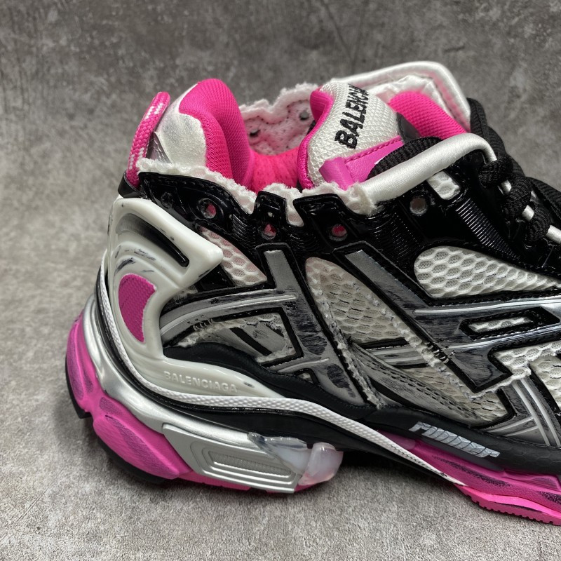 Balenciga Runner Sneakers In Silver