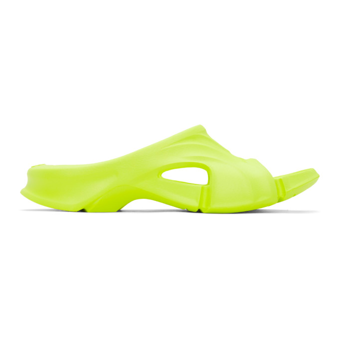 Balenciga Mold Slides Green (run one size bigger)