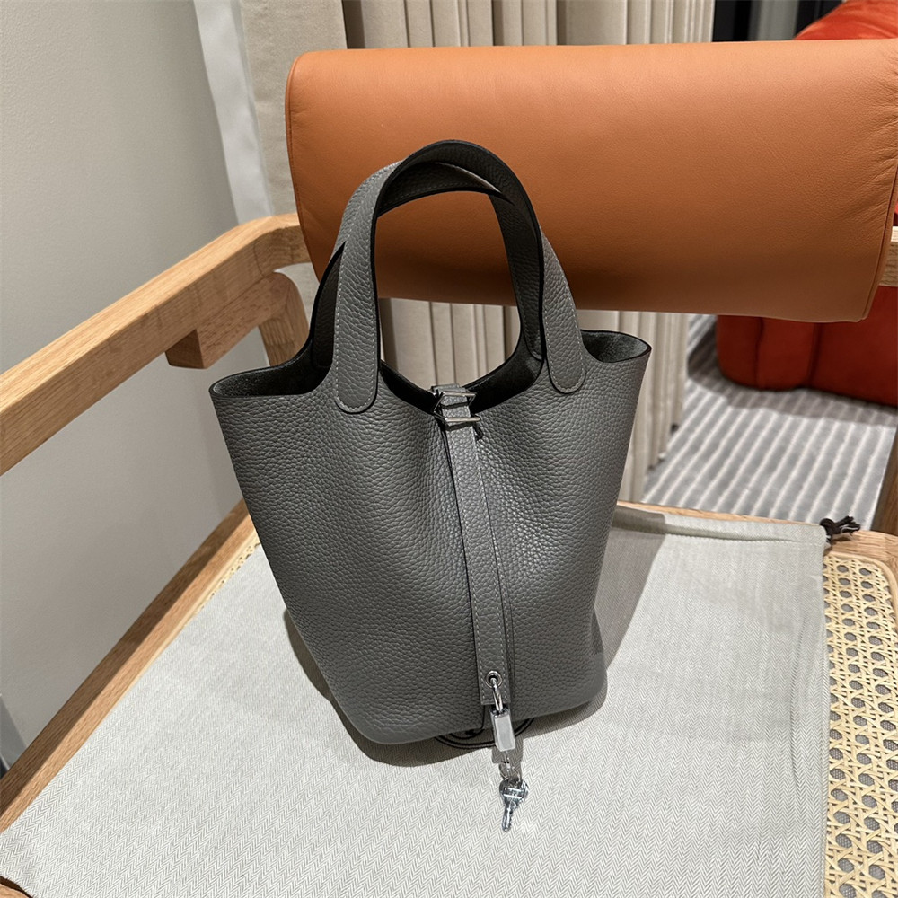 Hermès Picotin 18cm Cumulonimbus ash without original box