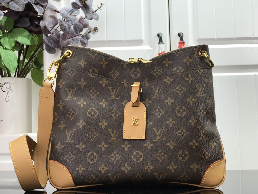 LV Odéon MM M45355 12.2x10.6x3.5 inches