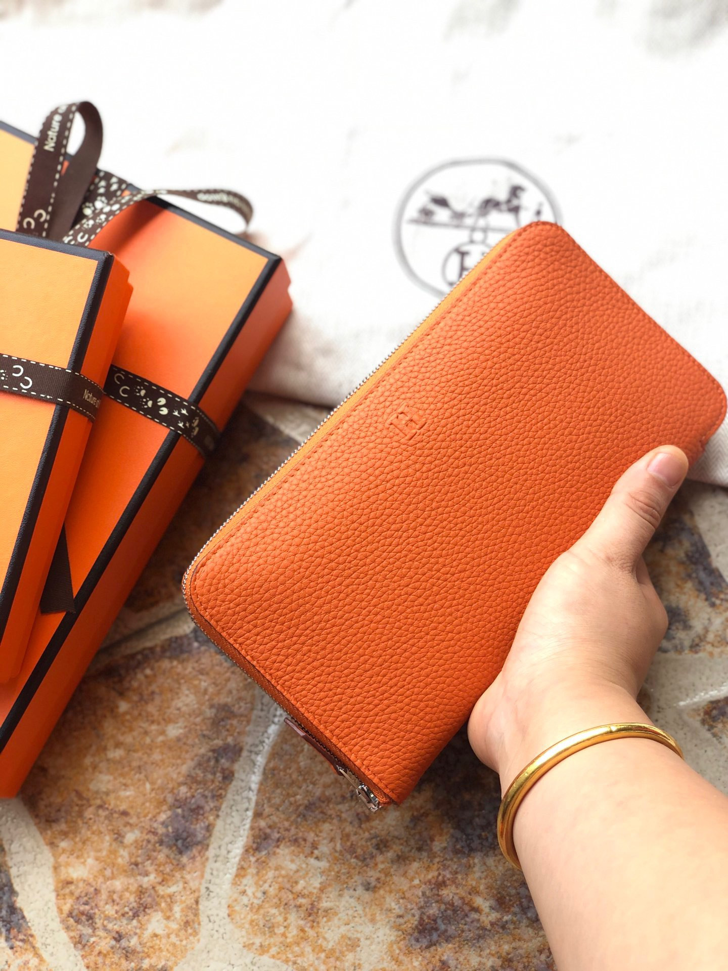 Hermès Long Wallet 20x11cm