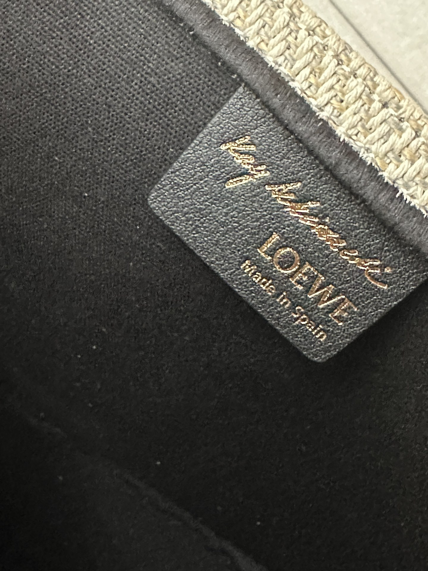 L0ew* puzzle fold tote 21x5.5x31cm