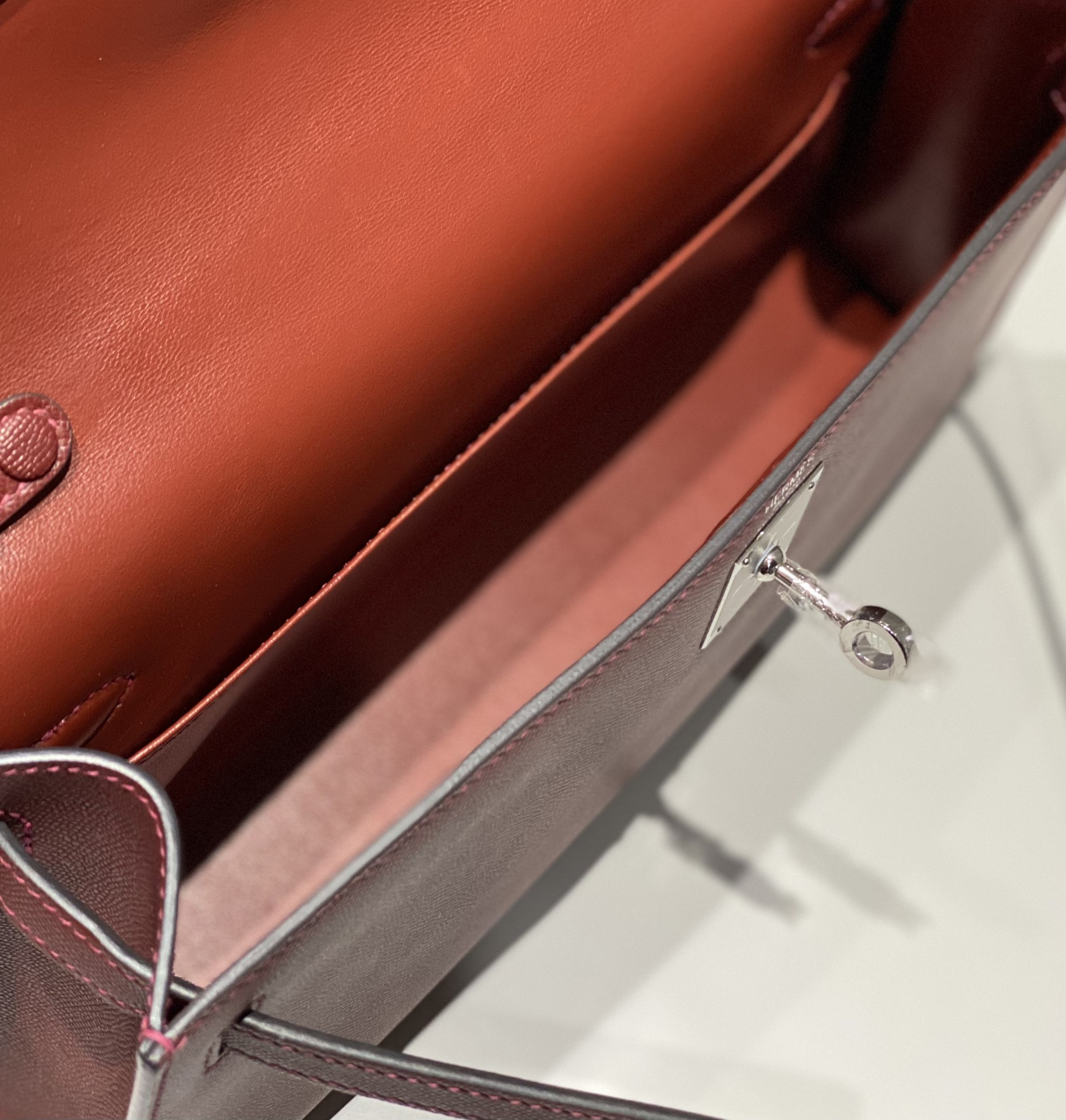 Hermès Kelly Elan Epsom16x27.8x4cm