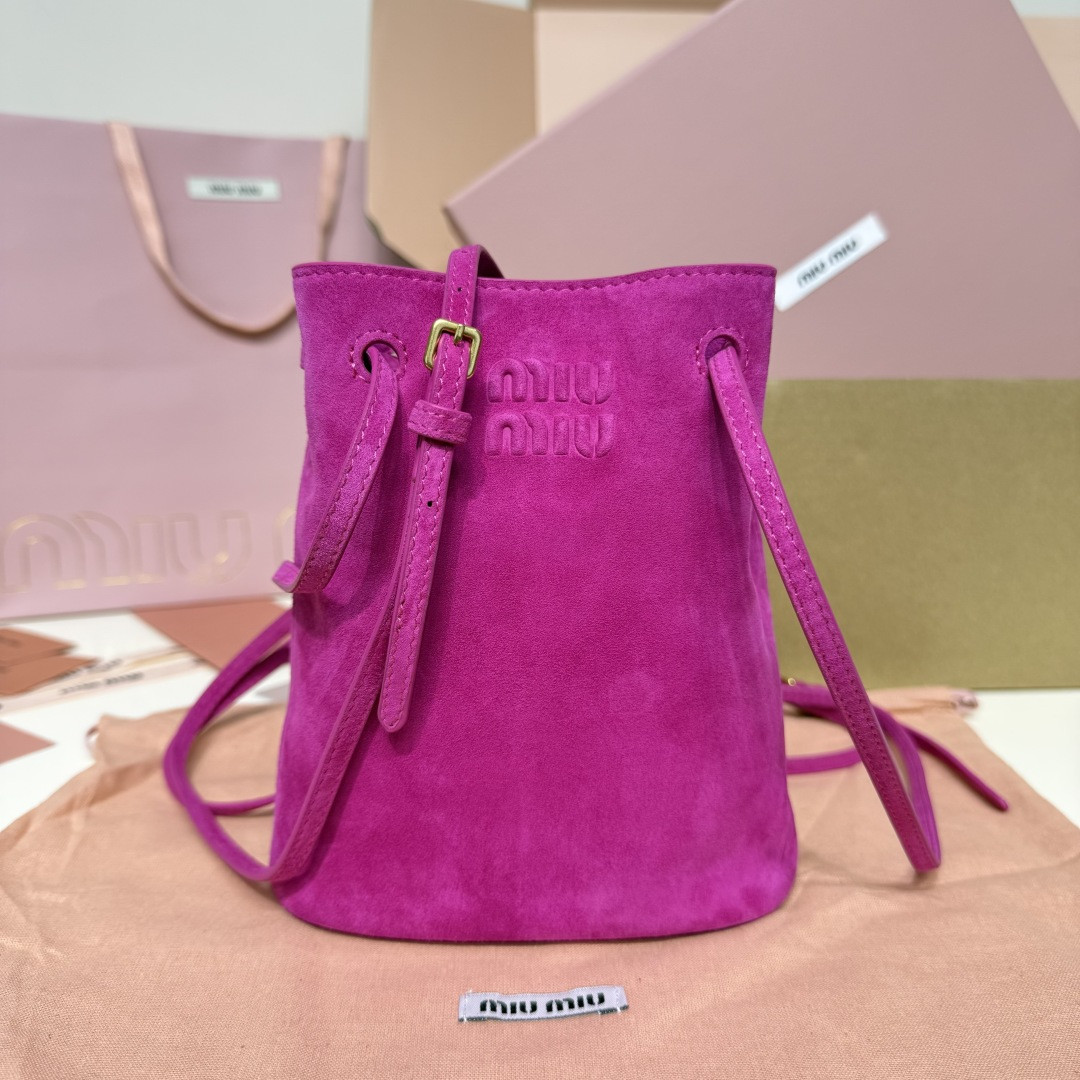 Miu Miu Suede pouch 17x14x6cm