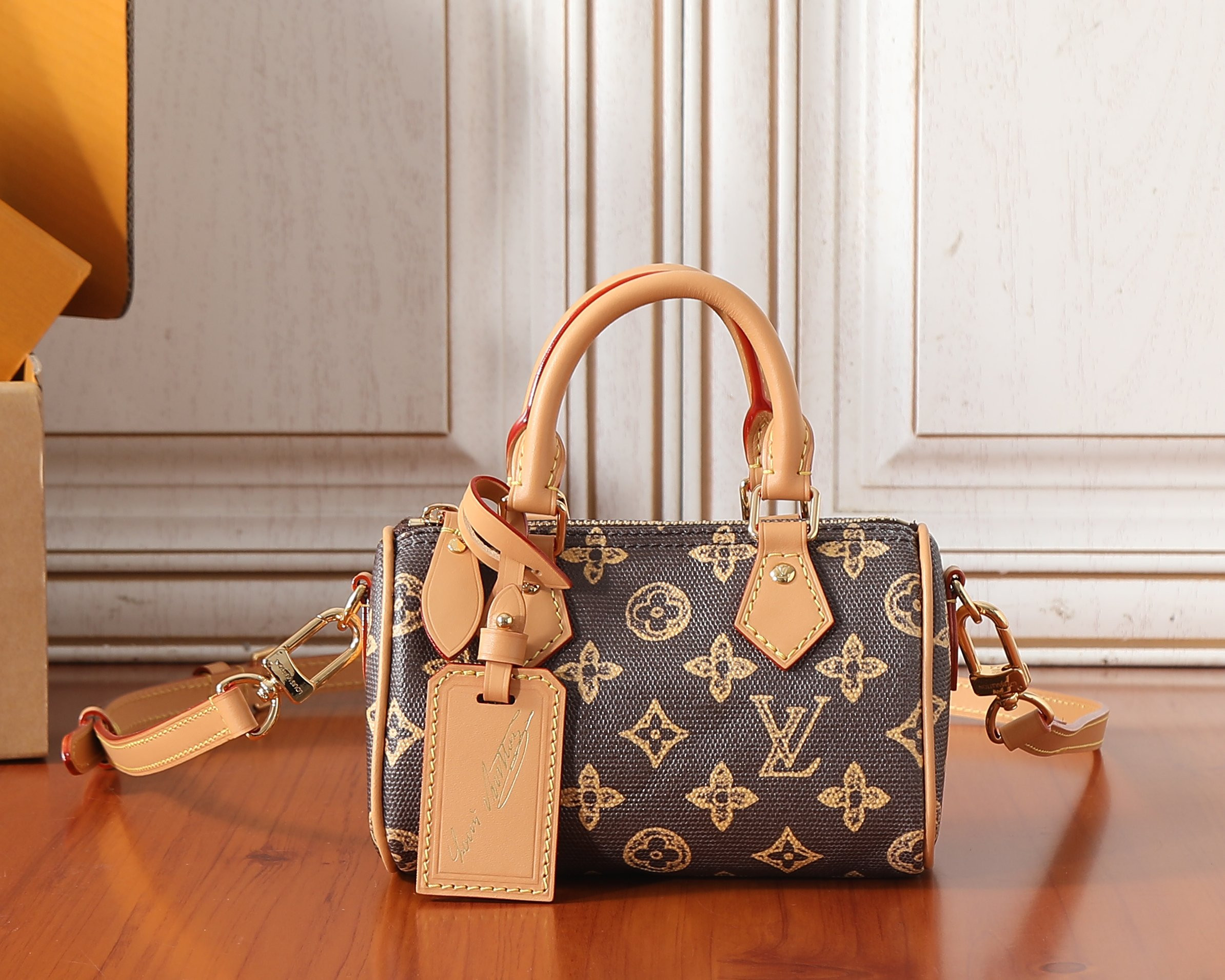 LV NANO SPEEDY Handbag M27610 10x7.5x16cm